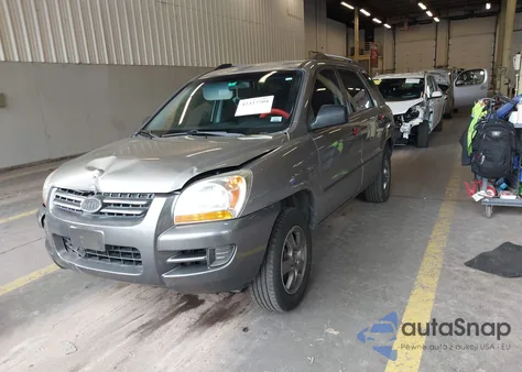 2008 Kia Sportage Lx from USA, damaged, VIN KNDJF724787522851